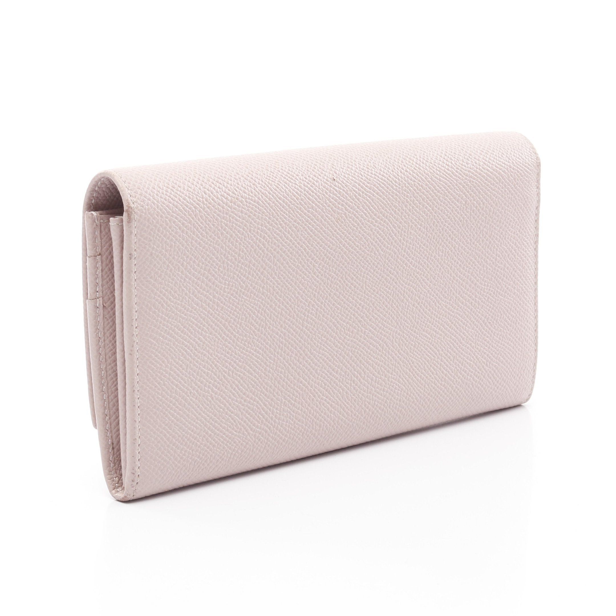 Bvlgari Bvlgari Bulgari Clip Bi-Fold Long Wallet Leather Light Pink Size ONE SIZE - 2 Thumbnail