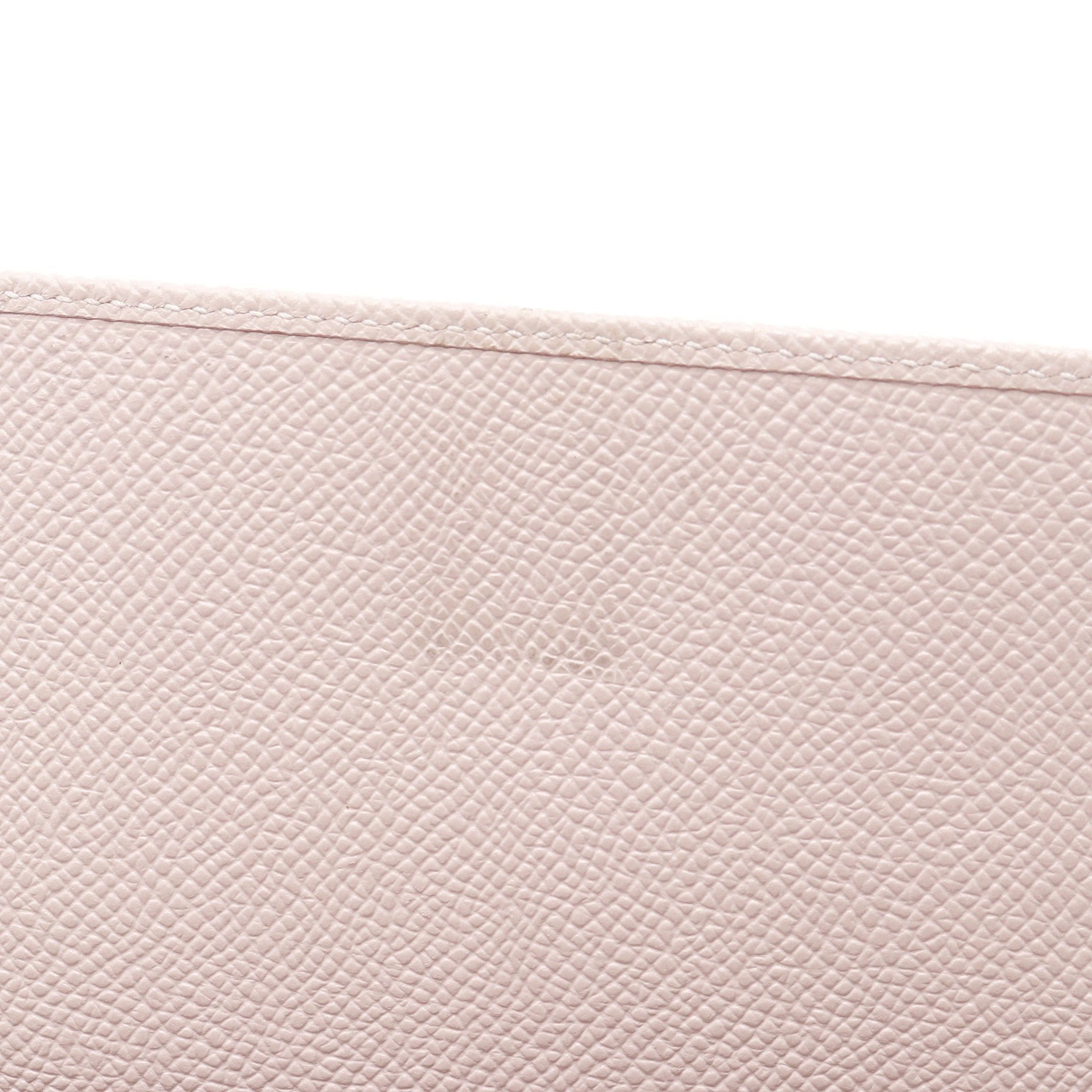 Bvlgari Bvlgari Bulgari Clip Bi-Fold Long Wallet Leather Light Pink Size ONE SIZE - 10 Thumbnail