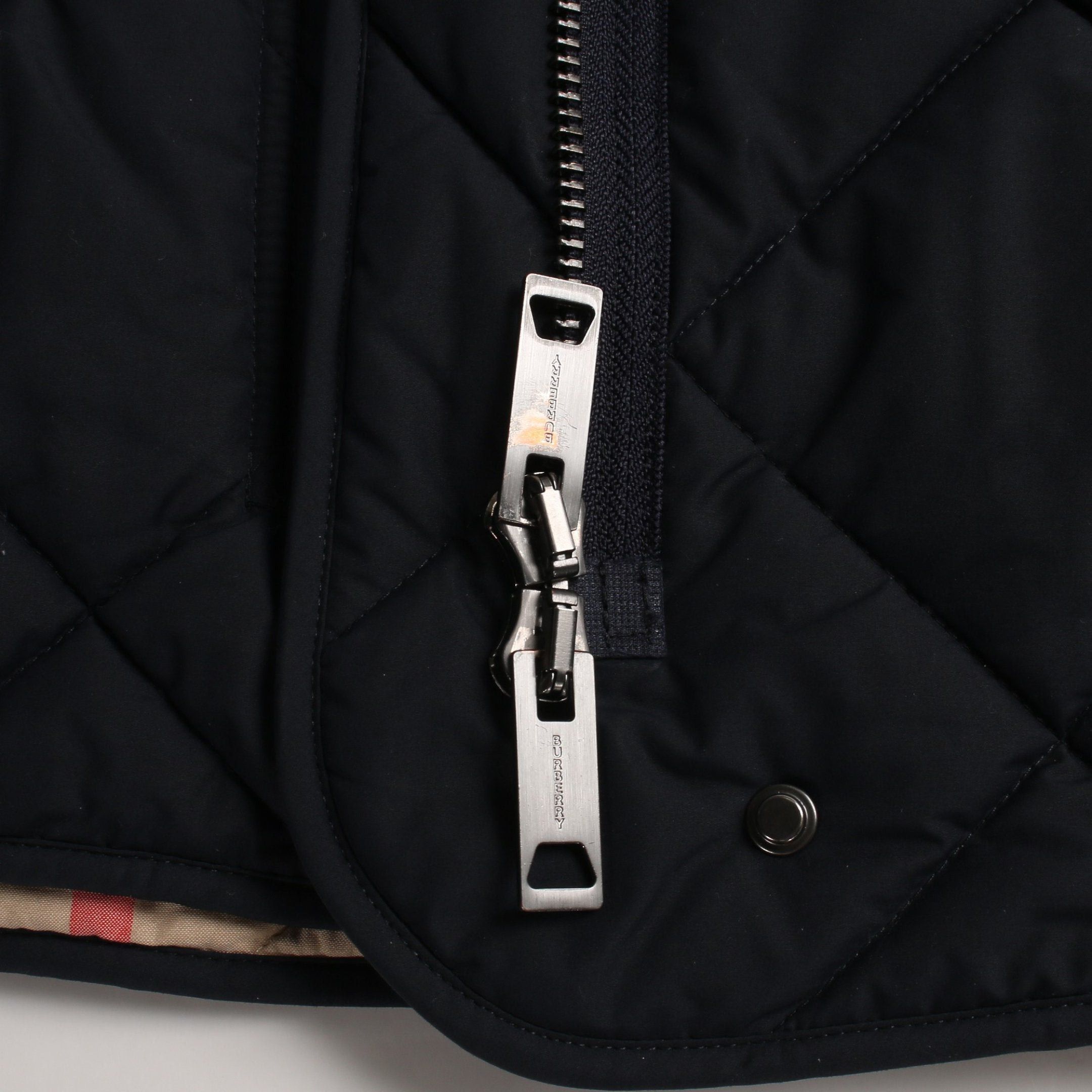 Burberry Burberry Quilted Jacket Collarless Dark Navy Size ONE SIZE - 7 Thumbnail