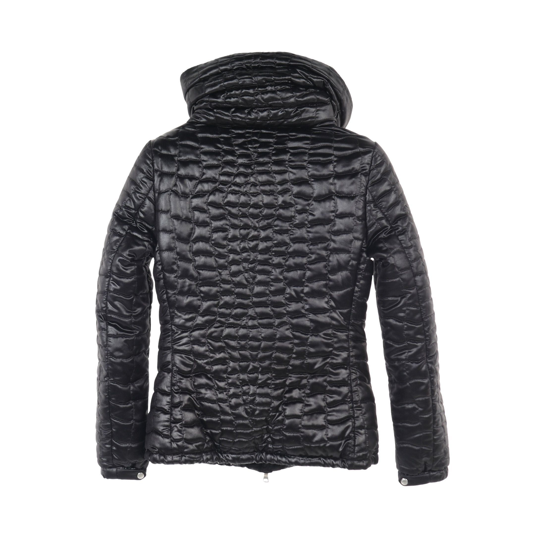 Prada Prada Down Jacket Silk Black Prada Logo Plate Size ONE SIZE - 2 Thumbnail