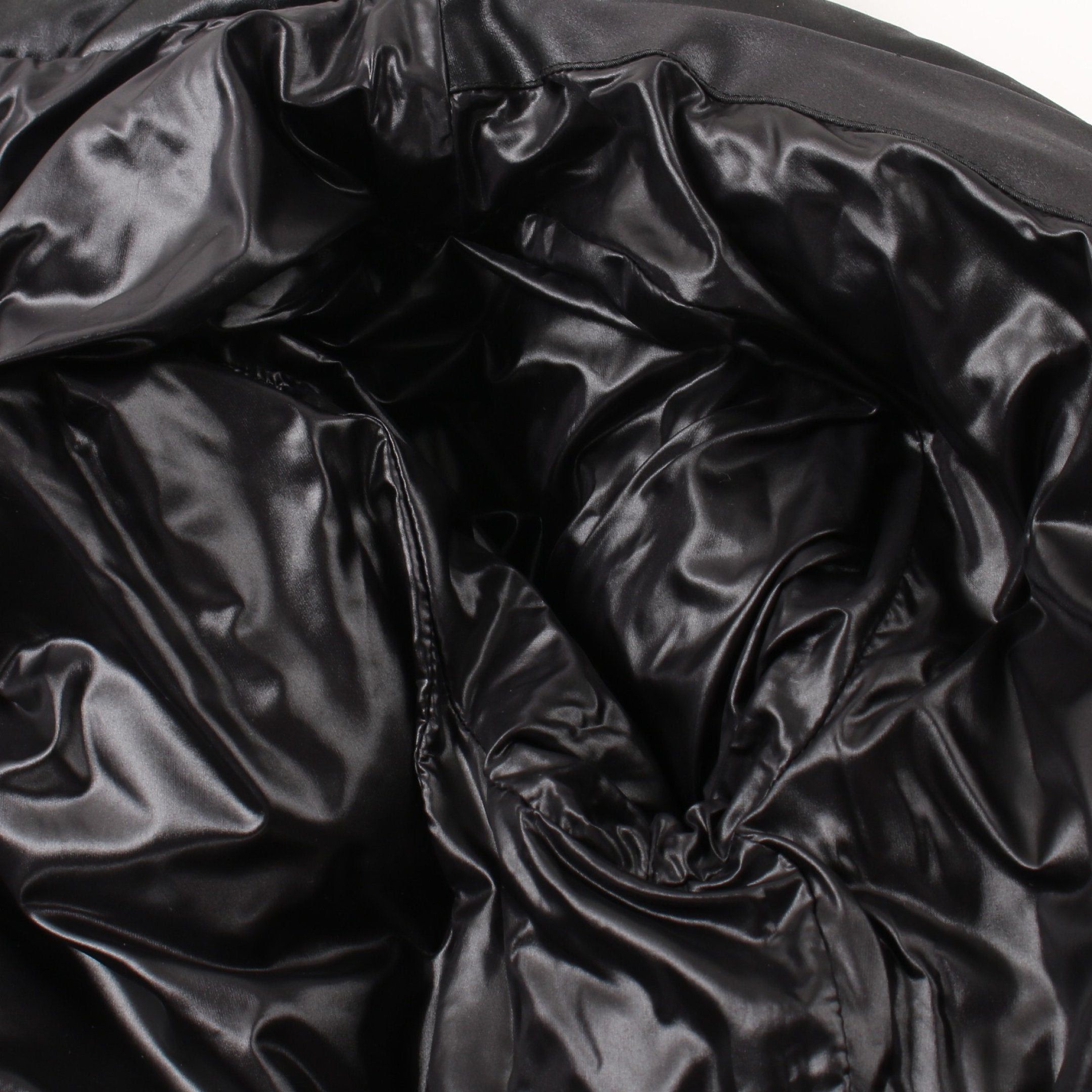 Prada Prada Down Jacket Silk Black Prada Logo Plate Size ONE SIZE - 8 Thumbnail