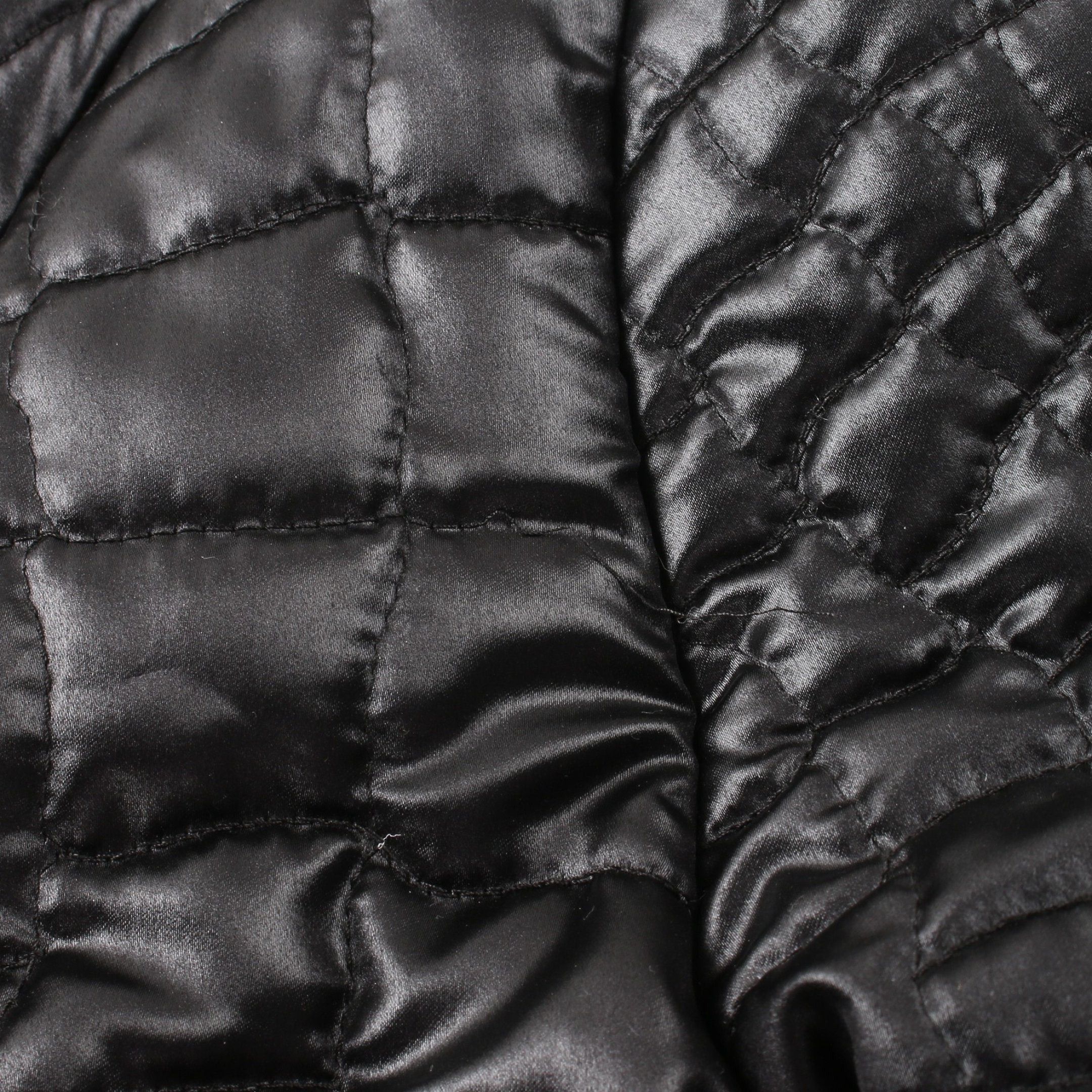 Prada Prada Down Jacket Silk Black Prada Logo Plate Size ONE SIZE - 10 Thumbnail
