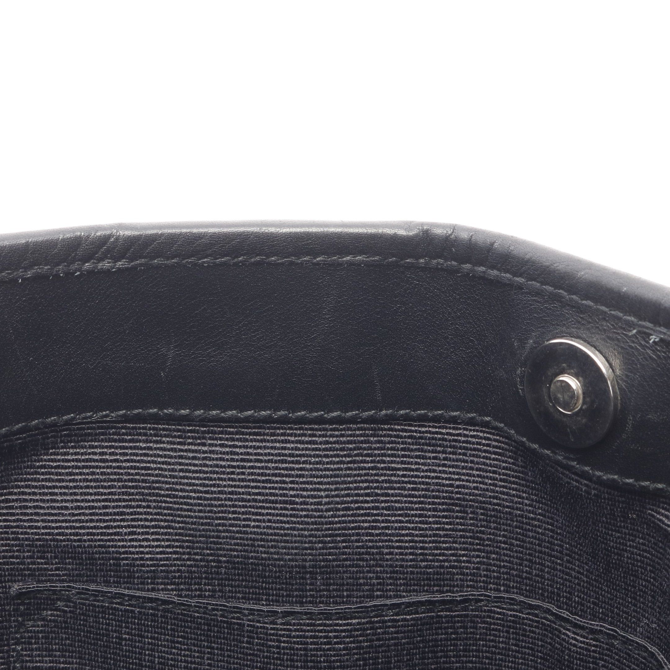 Salvatore Ferragamo Salvatore Ferragamo Gancini Handbag Tote Bag Canvas Leather Black Size ONE SIZE - 10 Thumbnail