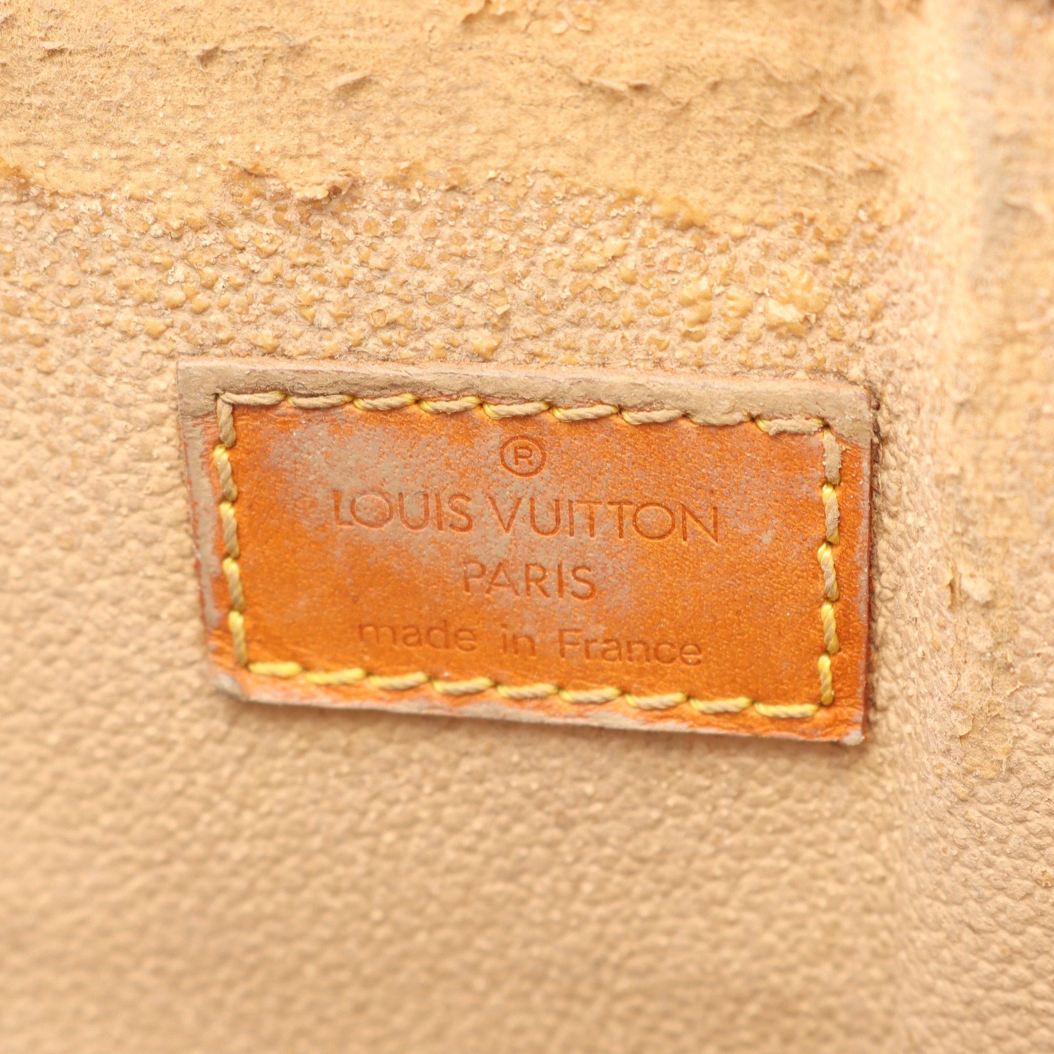 Louis Vuitton Louis Vuitton Sac Plat Monogram Handbag Tote Bag Leather Brown Size ONE SIZE - 4 Thumbnail