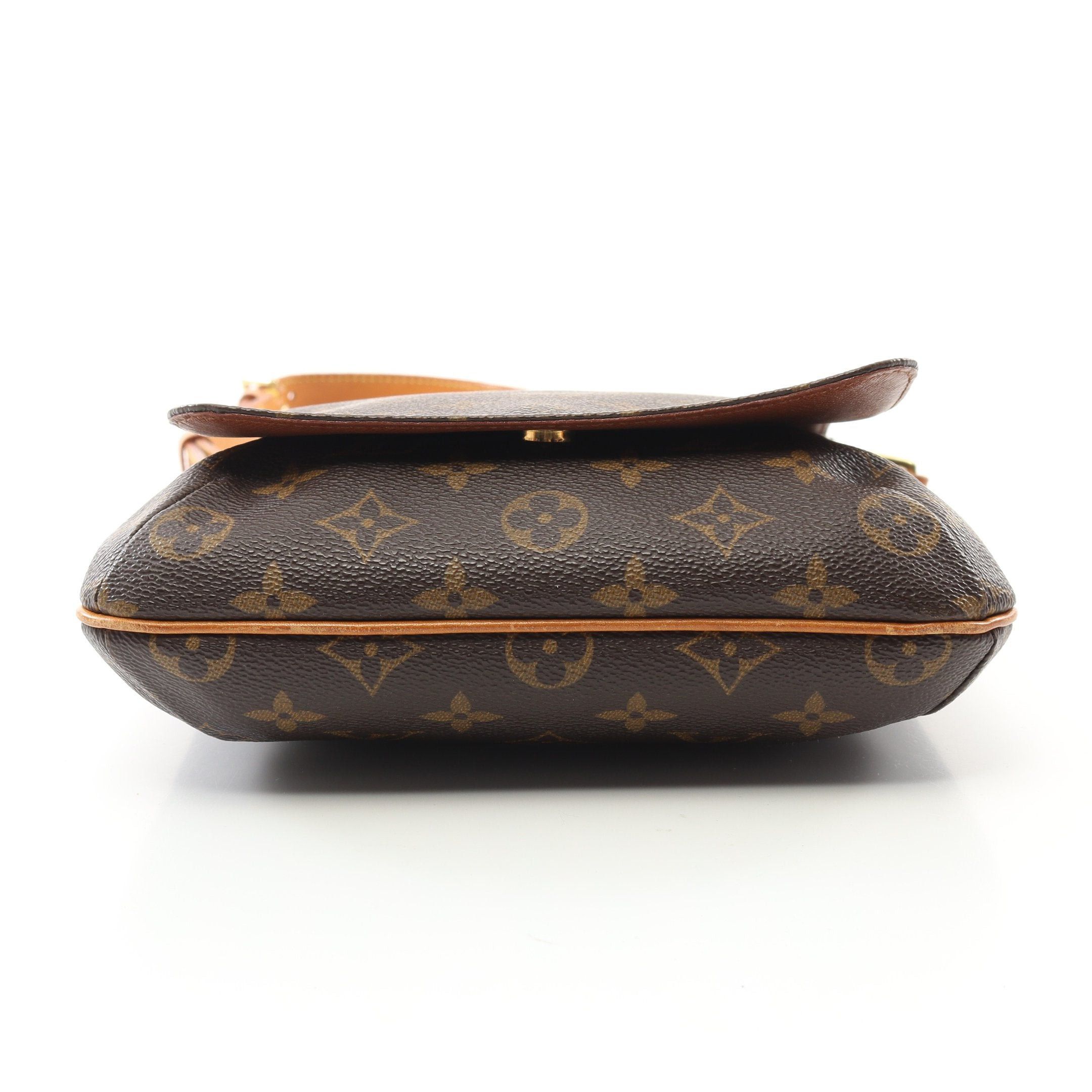 Louis Vuitton Louis Vuitton Musette Salsa Short Strap Monogram Shoulder Bag Leather Brown Size ONE SIZE - 11 Thumbnail