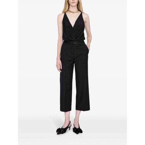 Anine Bing ANINE BING Women Pants A 03 10305 BLK26 BLACK Size 26" / US 2 / IT 38 - 2 Thumbnail