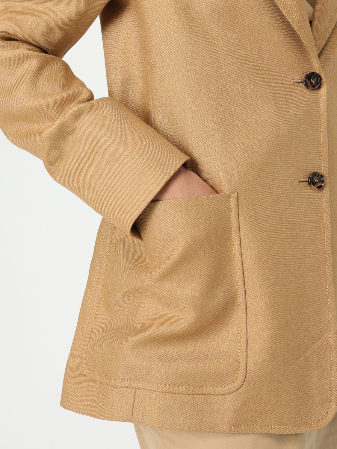 Max Mara Max Mara Jacket Woman Brown Size M / US 6-8 / IT 42-44 - 4 Thumbnail