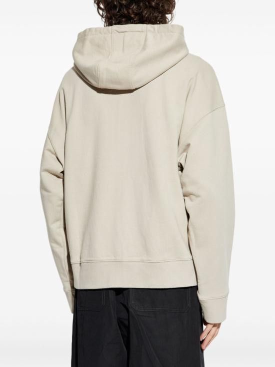 パーカー・フーディ MAISON KITSUNE Men Hoodies OM02138KM0001 0119 Beige Maison Kitsune MAISON KITSUNE Men Hoodies OM02138KM0001 0119