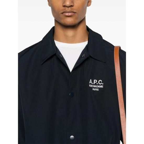 A.P.C. A.P.C. Men Jacket PSAJB H02960 IAK BLUE Size US S / EU 44-46 / 1 - 4 Thumbnail