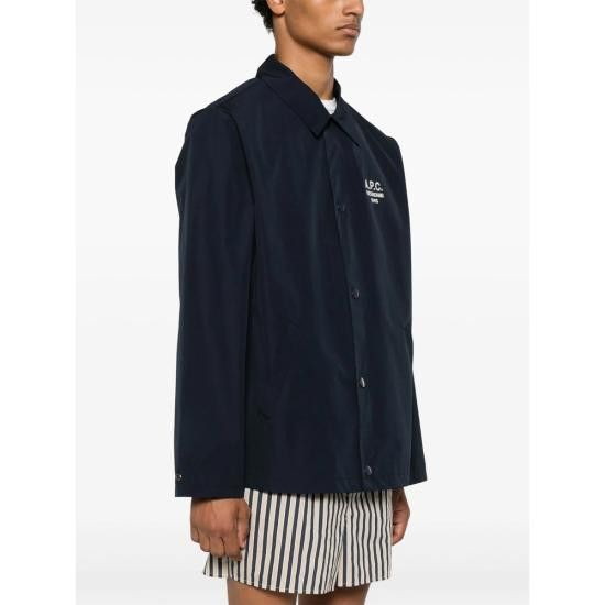 A.P.C. A.P.C. Men Jacket PSAJB H02960 IAK BLUE Size US L / EU 52-54 / 3 - 3 Thumbnail