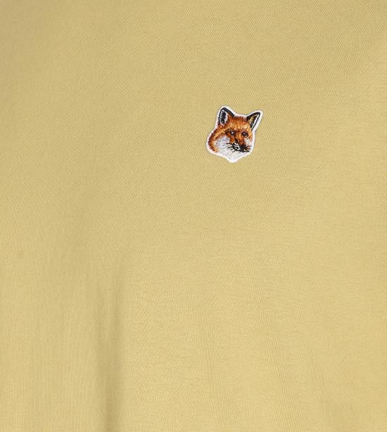Maison Kitsune MAISON KITSUNE Men T-Shirts LM00104KJ0008 P357 Yellow Size US XL / EU 56 / 4 - 3 Thumbnail