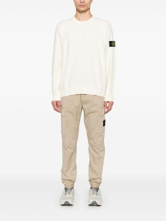 Stone Island STONE ISLAND Men Sweater 5100036 S00B5V0093 White Size US L / EU 52-54 / 3 - 2 Thumbnail