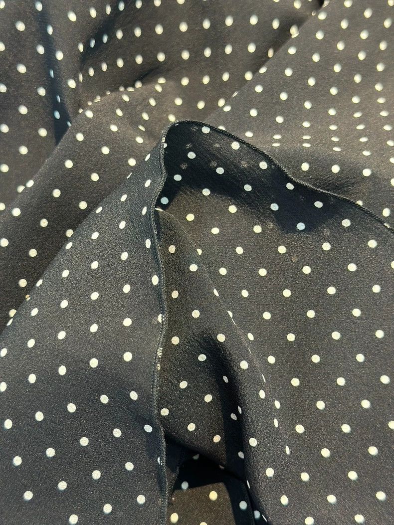 Dolce & Gabbana Dolce&Gabbana Black Polka Dot Lace Dress Size S / US 4 / IT 40 - 6 Thumbnail
