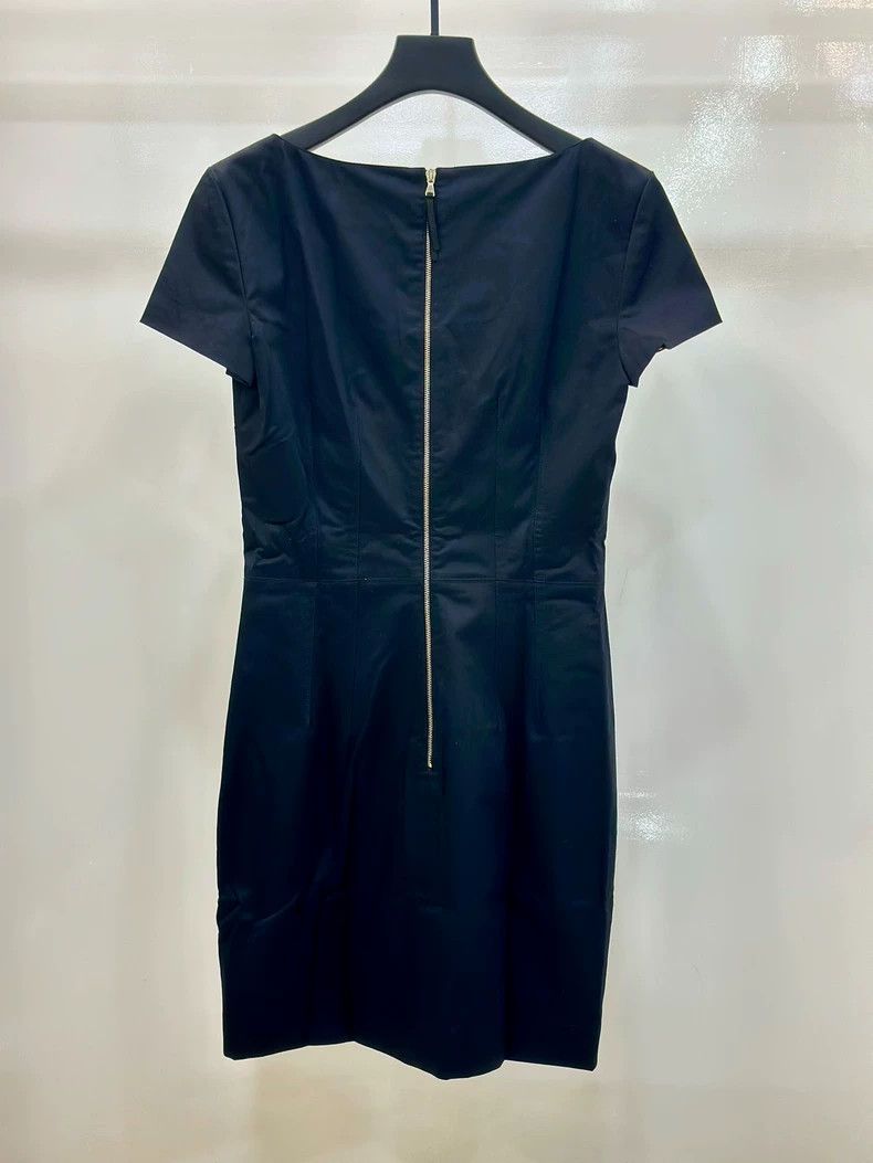 Dolce & Gabbana Vintage D&G Black Form-Fitting Dress with Leopard Lining Size M / US 6-8 / IT 42-44 - 2 Thumbnail