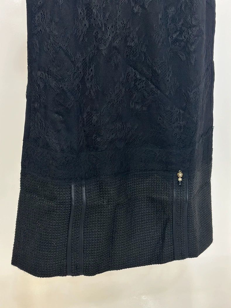 Elisabetta Franchi Black Lace Dress by Elisabetta Franchi Size L / US 10 / IT 46 - 2 Thumbnail