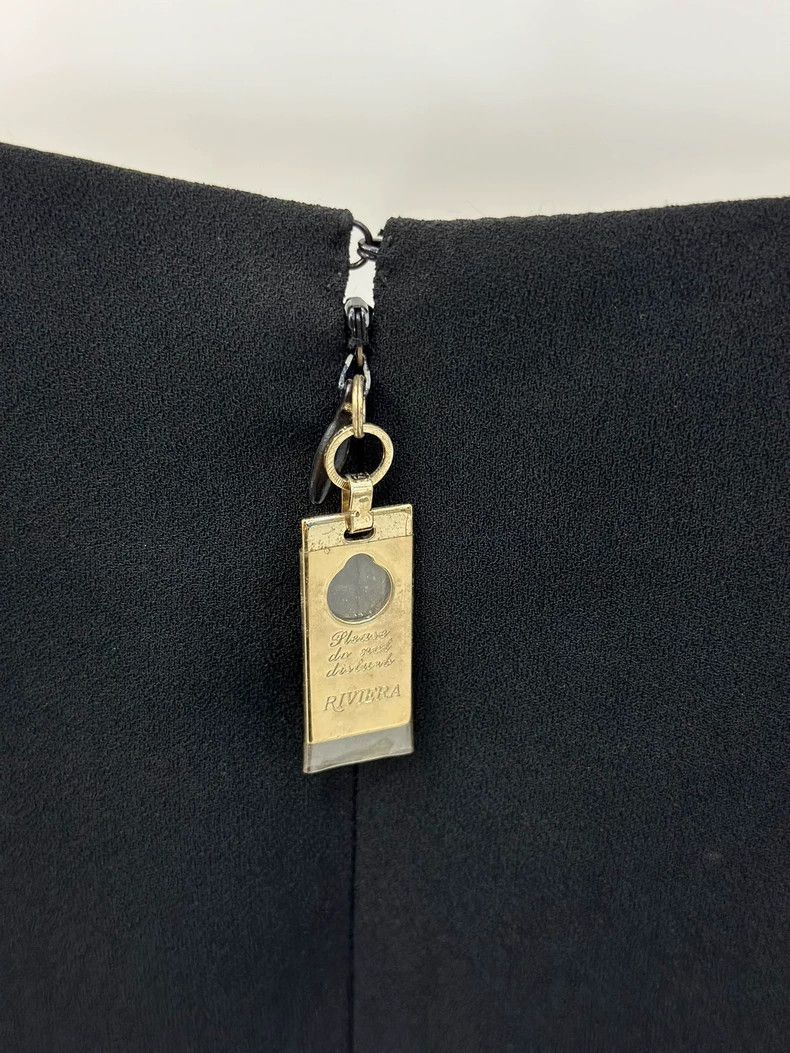 Emporio Armani Italian Betty Blue Black Dress Size 42 Size L / US 10 / IT 46 - 3 Thumbnail