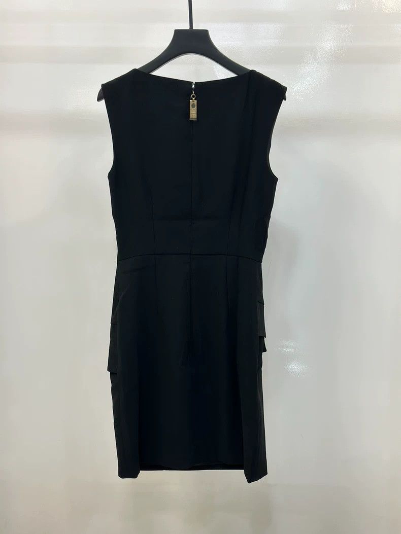 Emporio Armani Italian Betty Blue Black Dress Size 42 Size L / US 10 / IT 46 - 2 Thumbnail