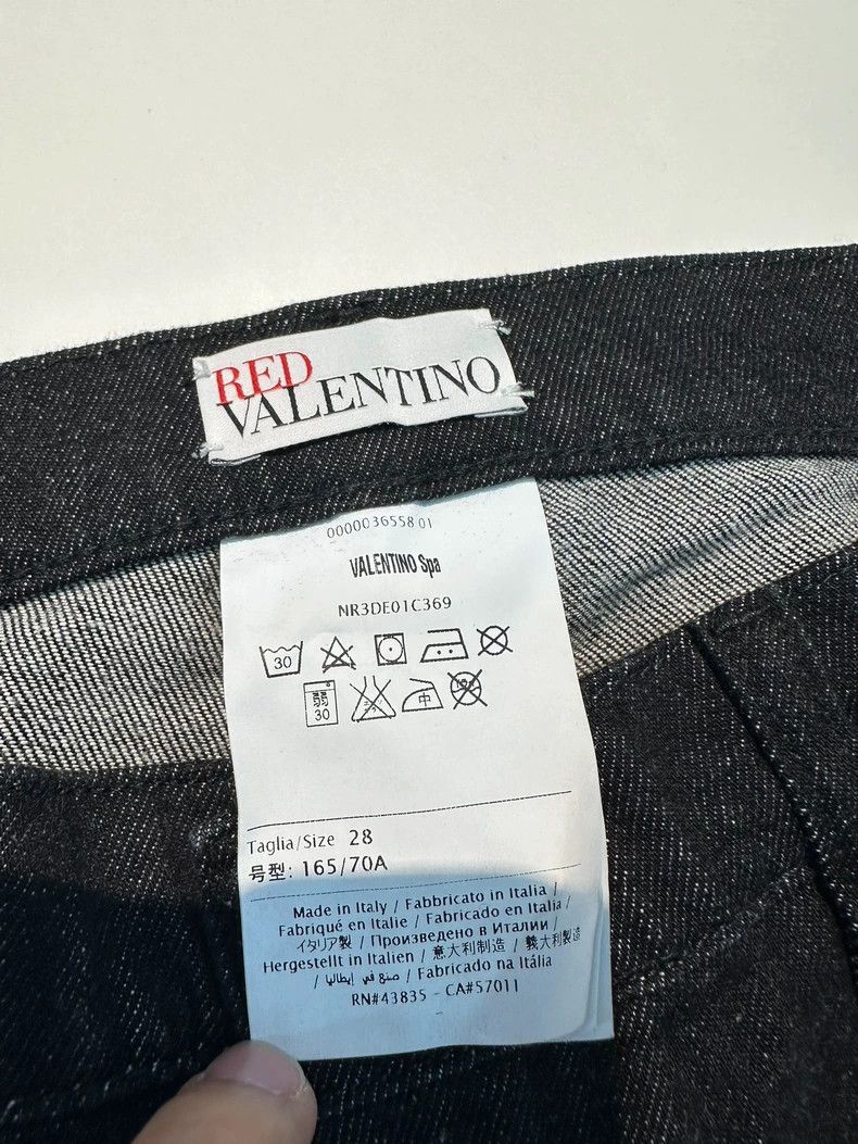 Valentino Red Valentino Women's Star Jeans Size 28 Size 28" / US 6 / IT 42 - 6 Thumbnail