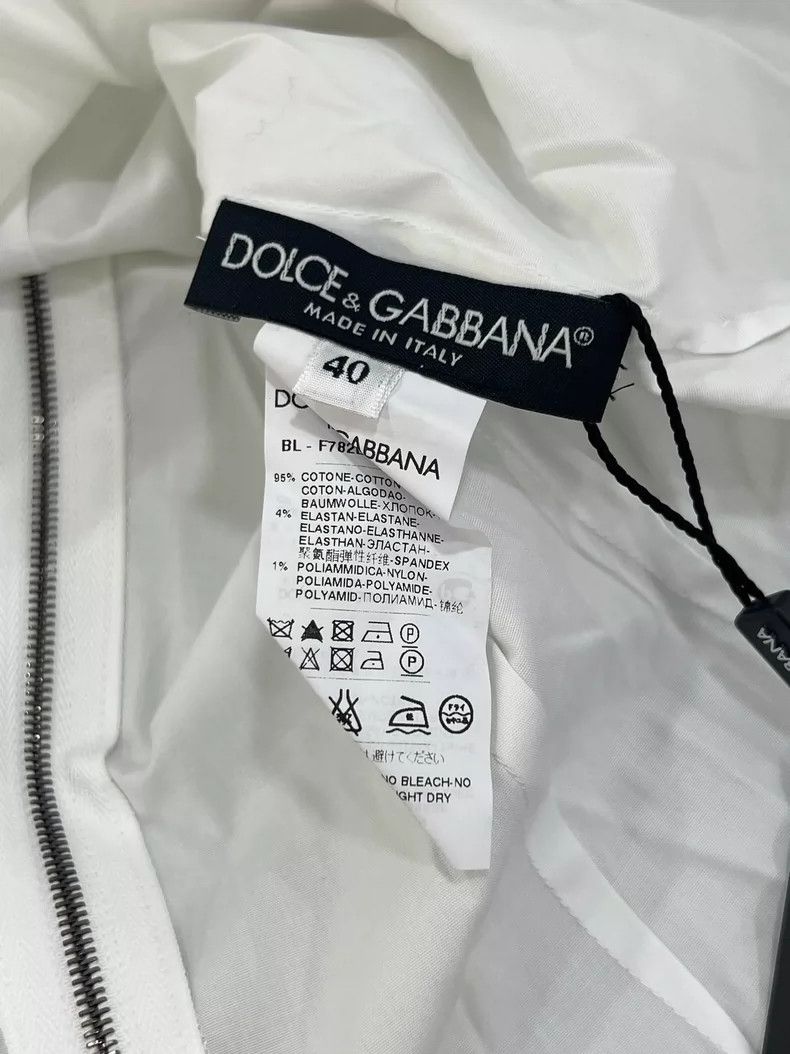 Dolce & Gabbana Dolce&Gabbana White Lace Collar Shirt Size S / US 4 / IT 40 - 4 Thumbnail