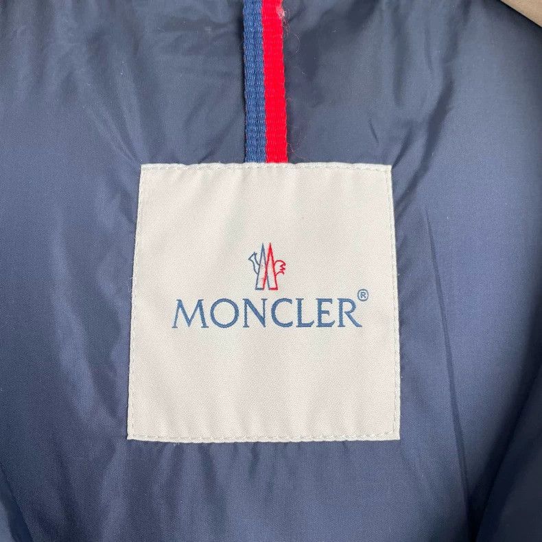 Moncler Navy Frill Puffer Jacket by Moncler Size XS / US 0-2 / IT 36-38 - 3 Thumbnail