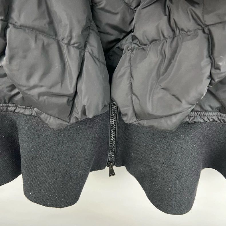 Moncler Black Ruffle Trim Puffer Jacket Size 2 Size S / US 4 / IT 40 - 6 Thumbnail