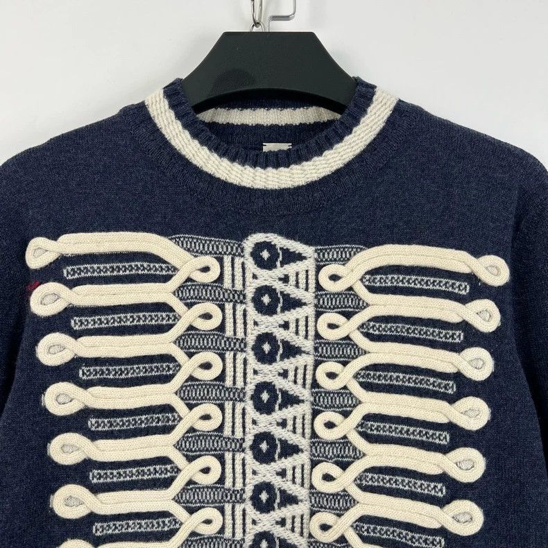 Hermes Hermes Woven Tie Detail Knit Sweater Size S / US 4 / IT 40 - 3 Thumbnail
