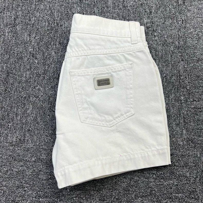 Dolce & Gabbana Dolce&Gabbana White Distressed Denim Shorts Size 40" / US 18 - 3 Thumbnail