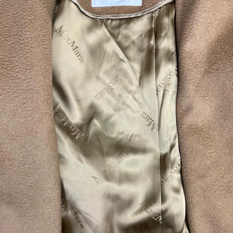 Max Mara Maxmara Long Camel Wool Coat Size XS / US 0-2 / IT 36-38 - 7 Thumbnail