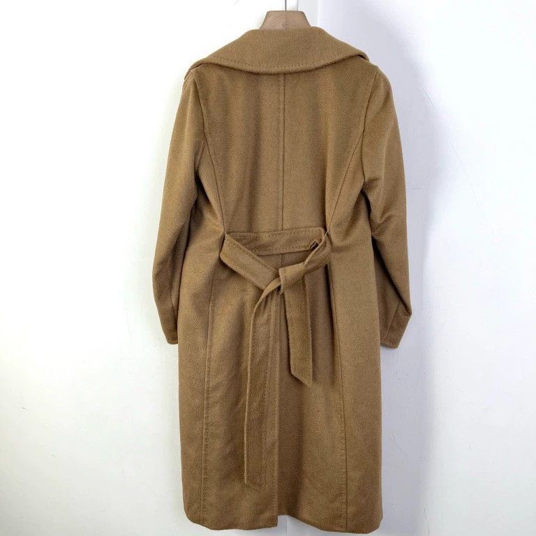 Max Mara Maxmara Long Camel Wool Coat Size XS / US 0-2 / IT 36-38 - 2 Thumbnail