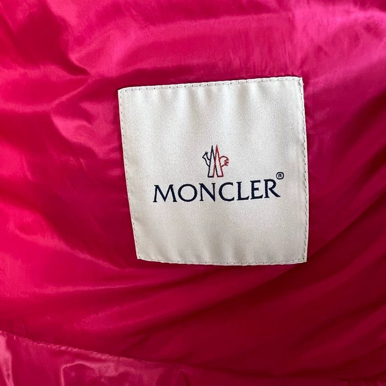 Moncler Moncler Hooded Ruffled Down Vest in Pink Size XXS / US 00 / IT 34 - 5 Thumbnail