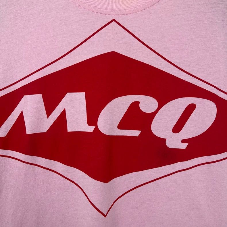 Alexander McQueen Alexander McQueen Pink Short Sleeve Logo Tee Size S / US 4 / IT 40 - 3 Thumbnail