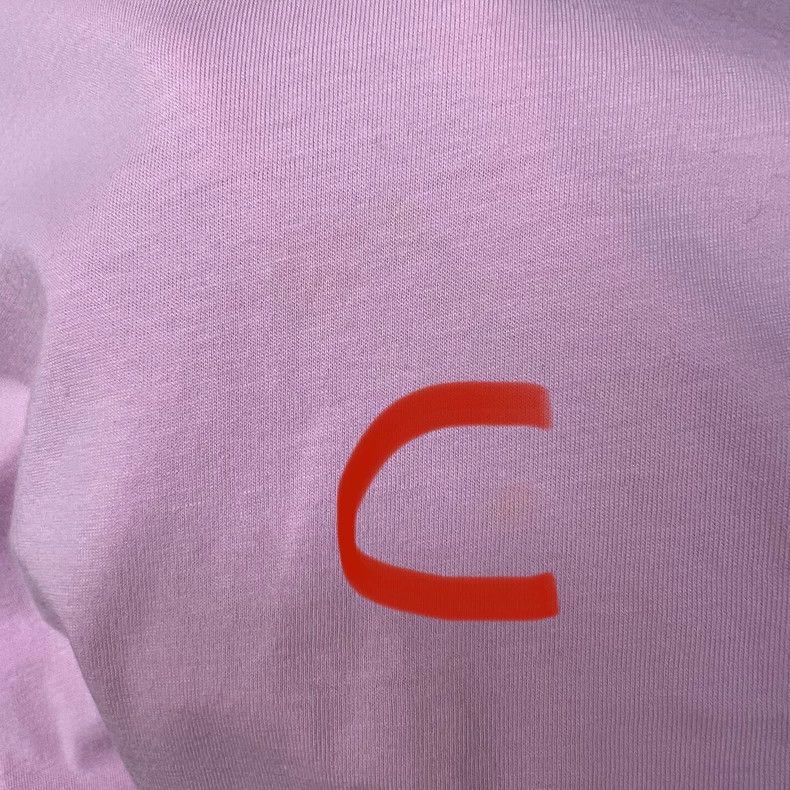 Alexander McQueen Alexander McQueen Pink Short Sleeve Logo Tee Size S / US 4 / IT 40 - 6 Thumbnail