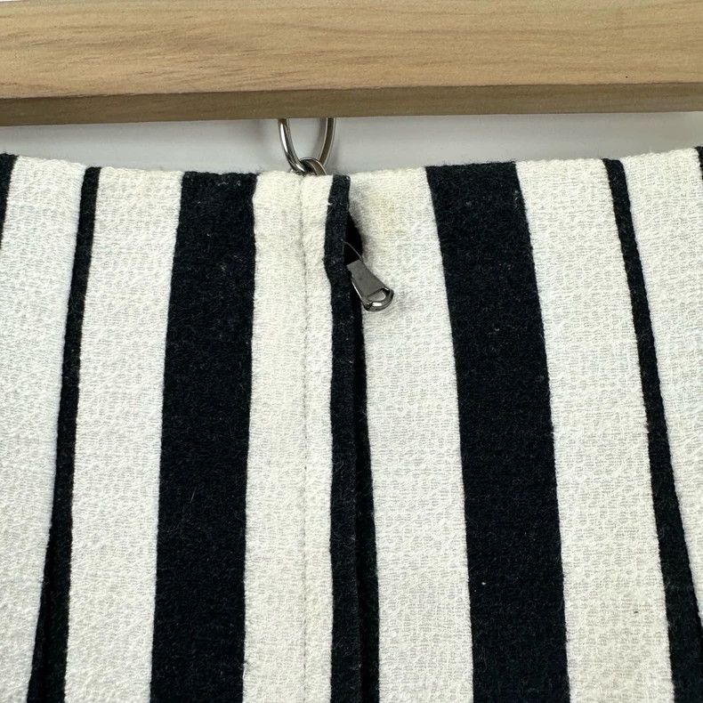 Dolce & Gabbana Dolce&Gabbana Black and White Striped Skirt Size 38" / US 16 / IT 52 - 4 Thumbnail