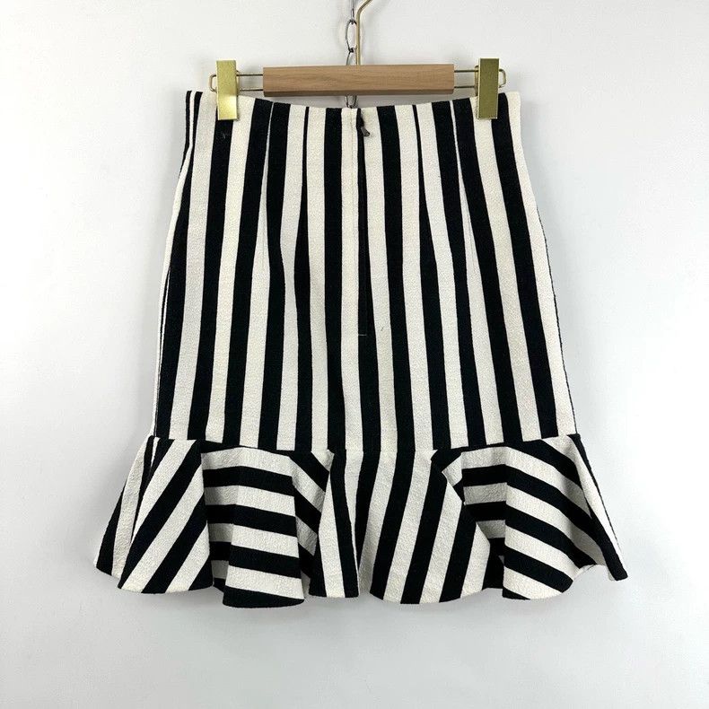 Dolce & Gabbana Dolce&Gabbana Black and White Striped Skirt Size 38" / US 16 / IT 52 - 2 Thumbnail