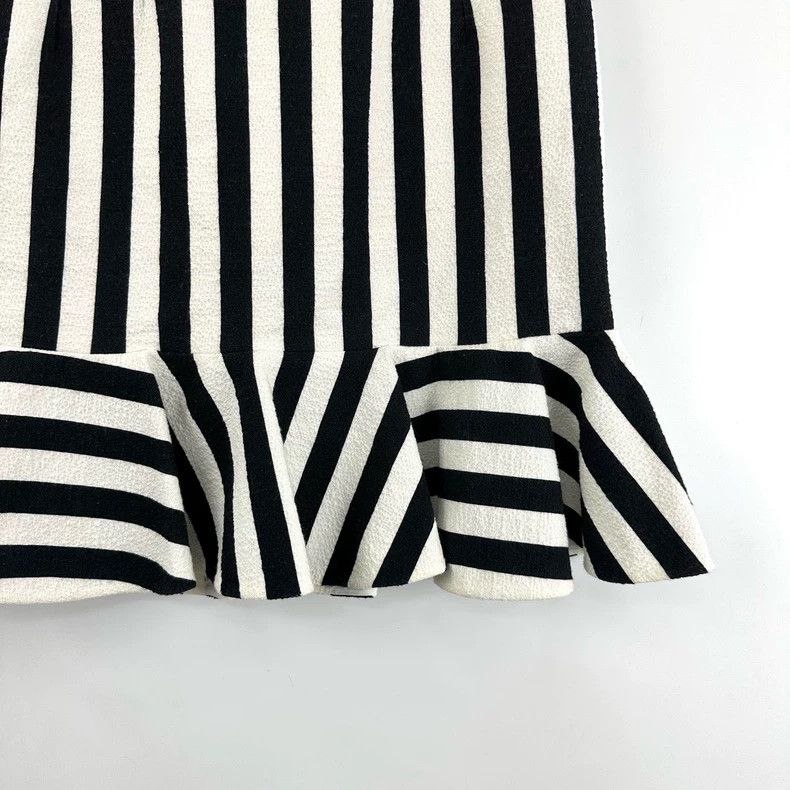 Dolce & Gabbana Dolce&Gabbana Black and White Striped Skirt Size 38" / US 16 / IT 52 - 3 Thumbnail