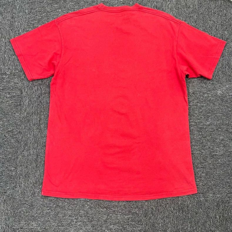 Balenciaga Balenciaga Red Logo Print Short Sleeve T-Shirt Size S / US 4 / IT 40 - 2 Thumbnail