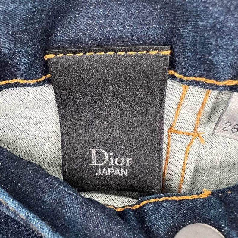 Dior Dior Blue Embroidered Jeans with Honeybee Size 28" / US 6 / IT 42 - 4 Thumbnail
