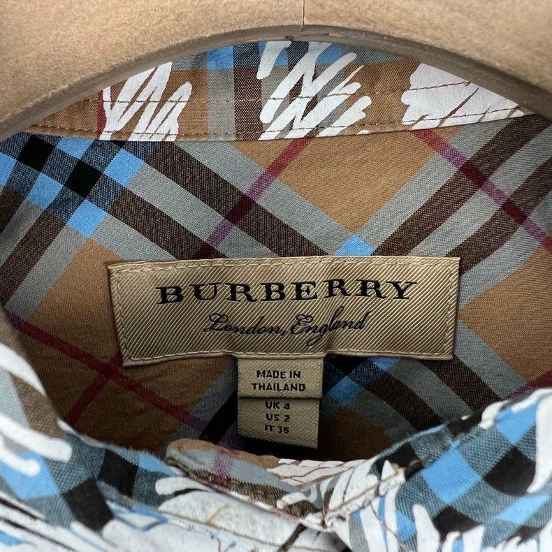 Burberry Burberry Check Plaid Long Sleeve Shirt Size XS / US 0-2 / IT 36-38 - 3 Thumbnail