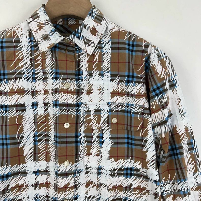 Burberry Burberry Check Plaid Long Sleeve Shirt Size XS / US 0-2 / IT 36-38 - 4 Thumbnail