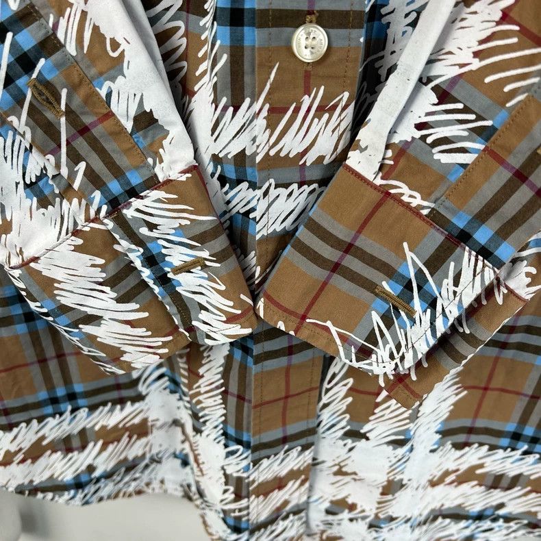 Burberry Burberry Check Plaid Long Sleeve Shirt Size XS / US 0-2 / IT 36-38 - 6 Thumbnail