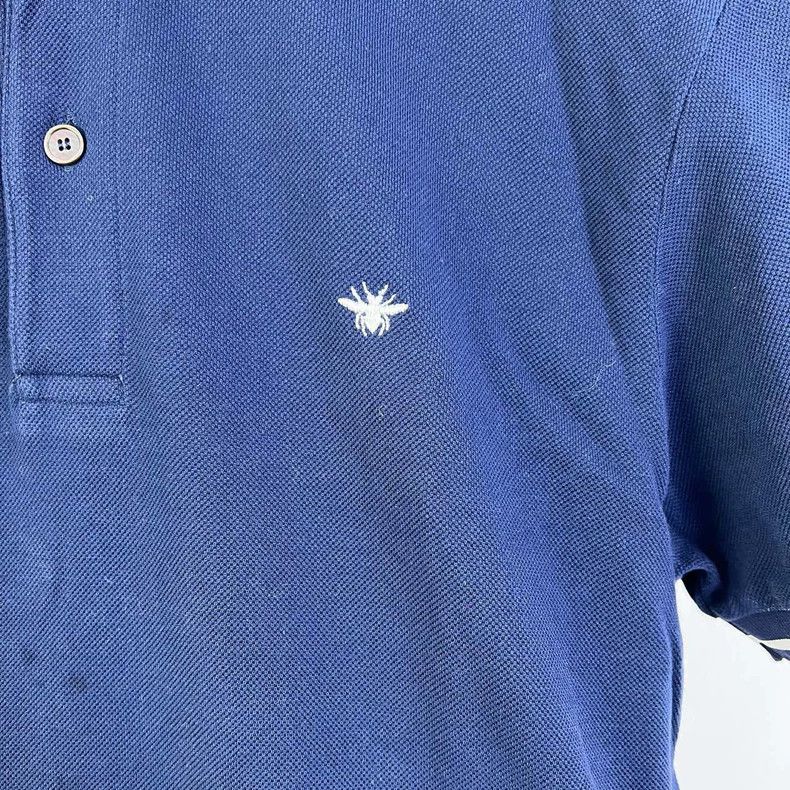 Dior Dior Embroidered Bee Polo Shirt Size L Size L / US 10 / IT 46 - 4 Thumbnail