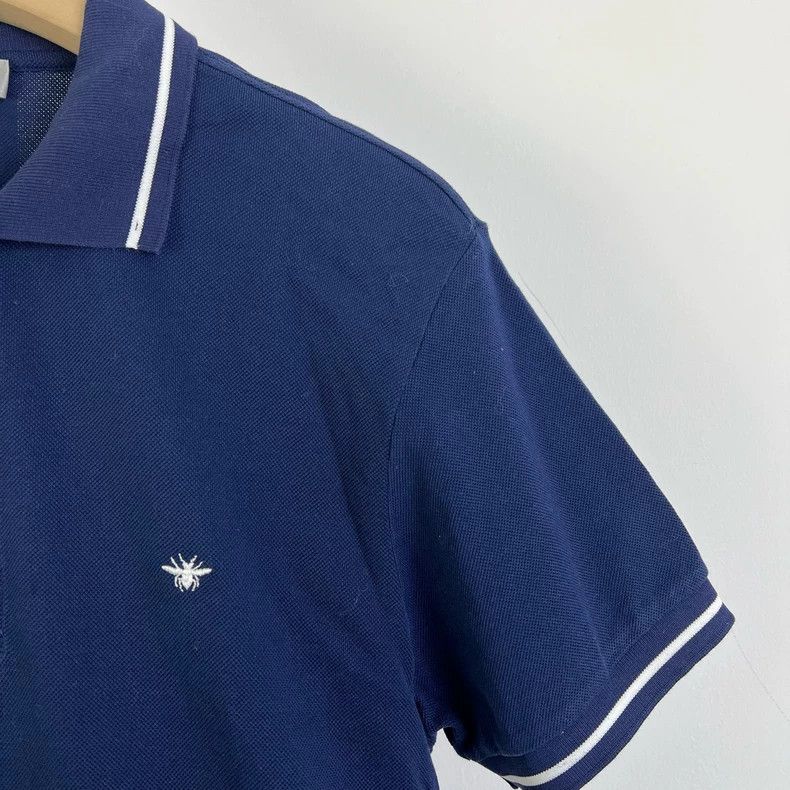 Dior Dior Embroidered Bee Polo Shirt Size L Size L / US 10 / IT 46 - 5 Thumbnail
