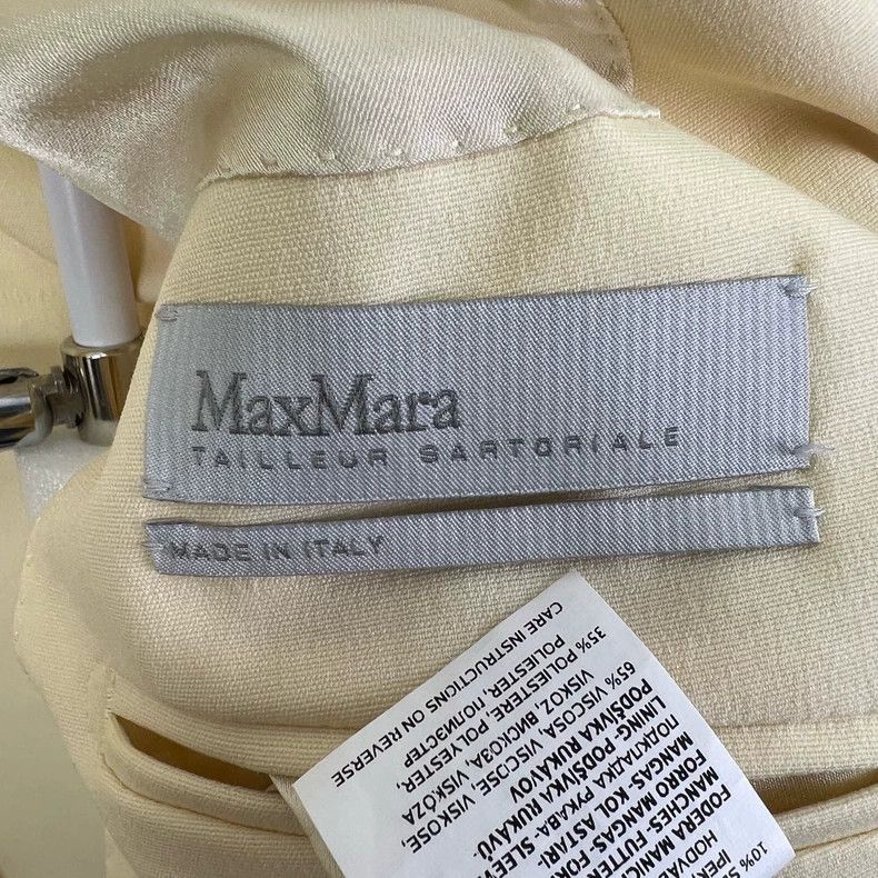 Max Mara Max Mara Double-Breasted Suit Set in Beige Size XS / US 0-2 / IT 36-38 - 5 Thumbnail