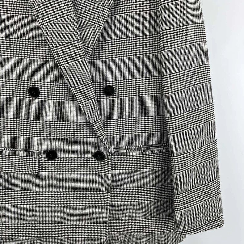 Celine Stella McCartney Houndstooth Pattern Blazer Size M / US 6-8 / IT 42-44 - 5 Thumbnail