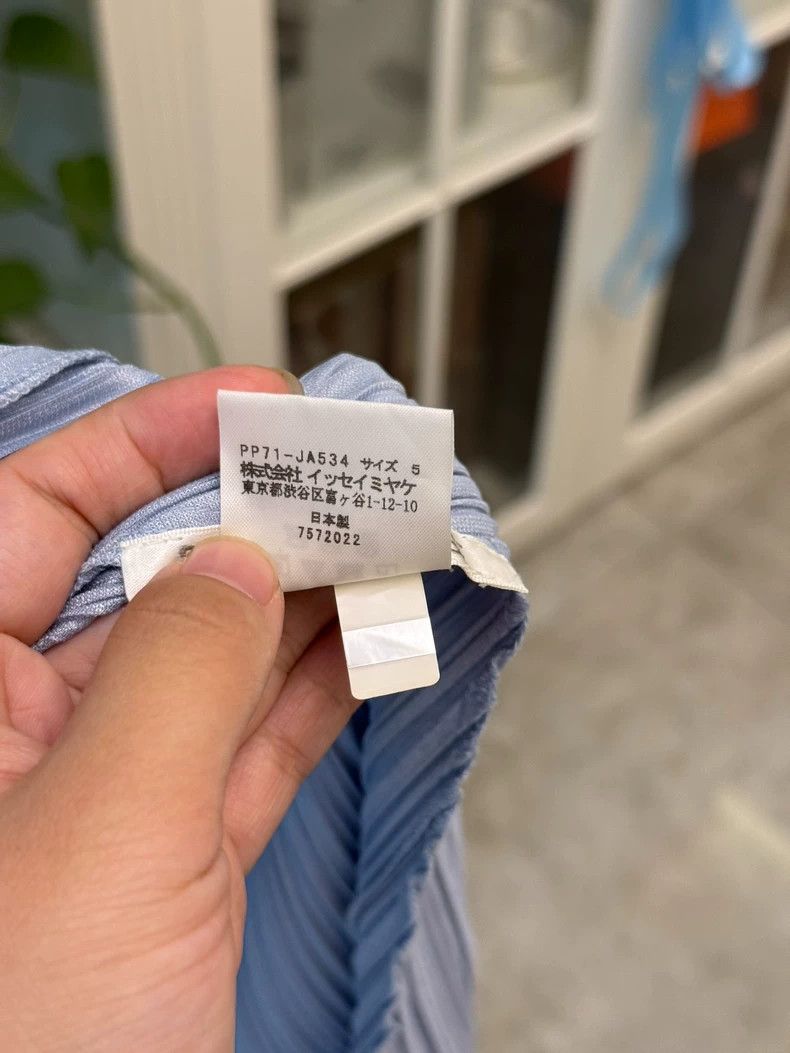 Issey Miyake Issey Miyake Long Cardigan Coat in Light Blue Size L / US 10 / IT 46 - 5 Thumbnail