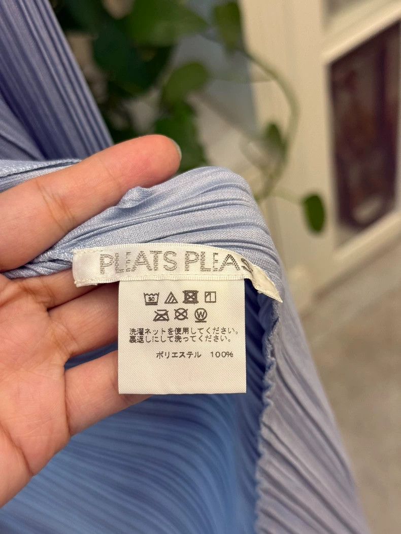 Issey Miyake Issey Miyake Long Cardigan Coat in Light Blue Size L / US 10 / IT 46 - 4 Thumbnail