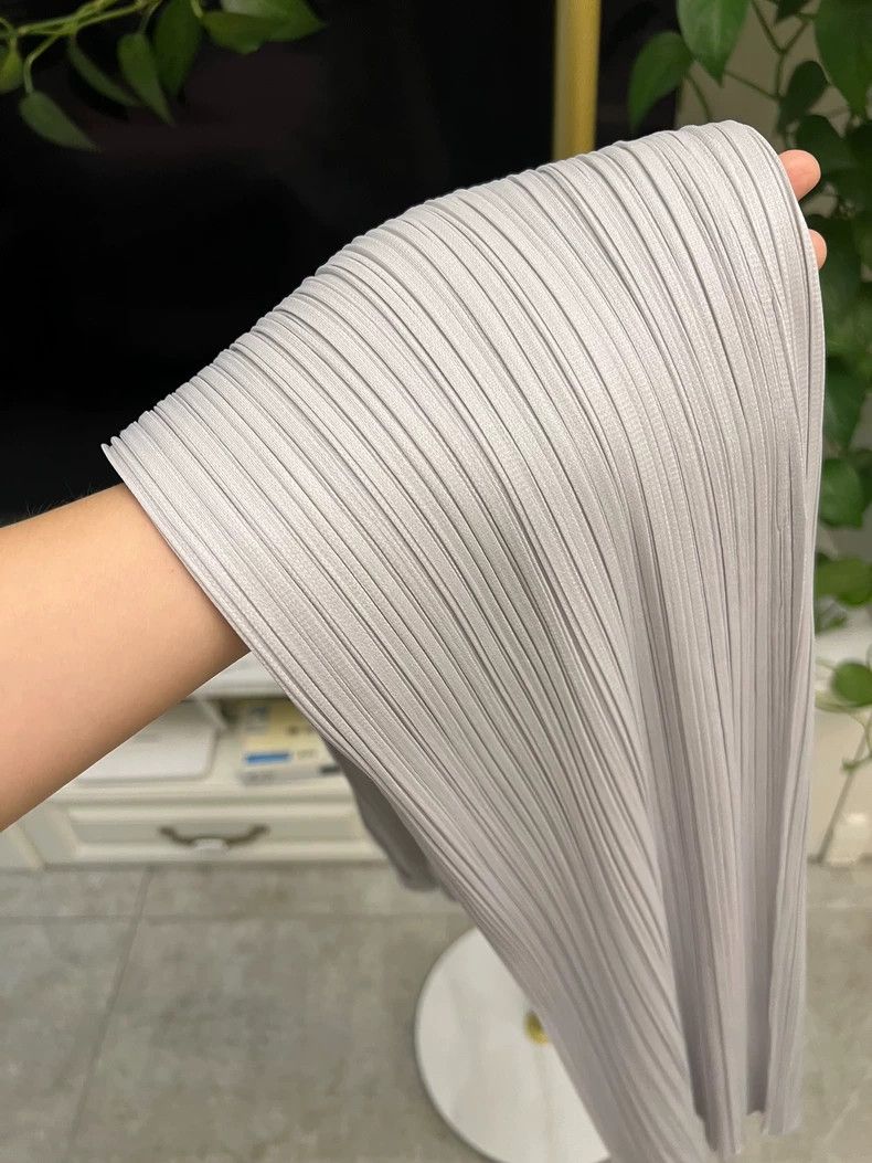 Issey Miyake Light Gray Straight Leg Pants Size 4 Size 24" / US 00 / IT 34 - 8 Thumbnail