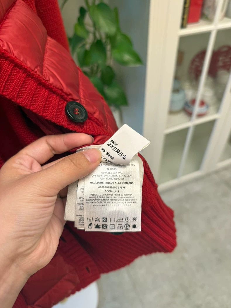 Moncler Moncler Red Down Padded Jacket Size M Size M / US 6-8 / IT 42-44 - 8 Thumbnail