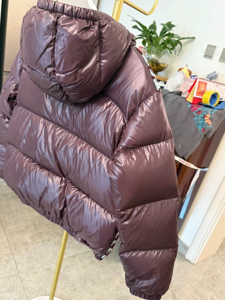 Moncler Moncler Down Jacket with Tweed Panels Size M / US 6-8 / IT 42-44 - 4 Thumbnail