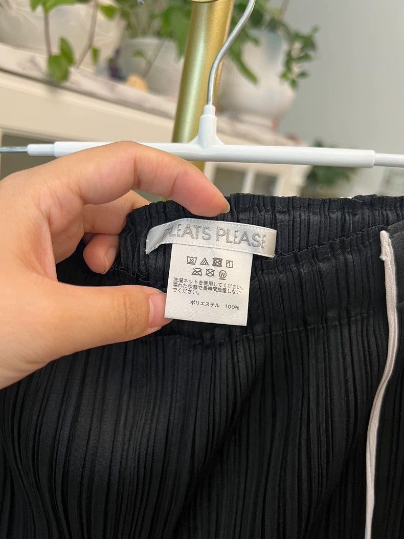 Issey Miyake Black Pleated Pants for Casual or Work Size 24" / US 00 / IT 34 - 3 Thumbnail